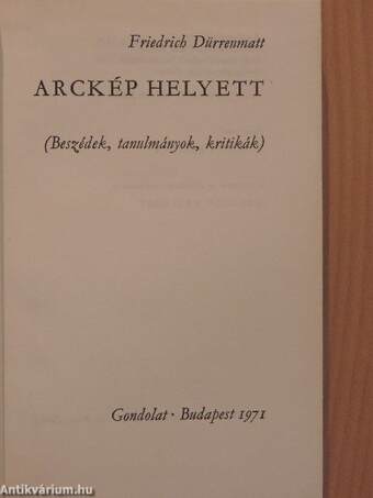 Arckép helyett