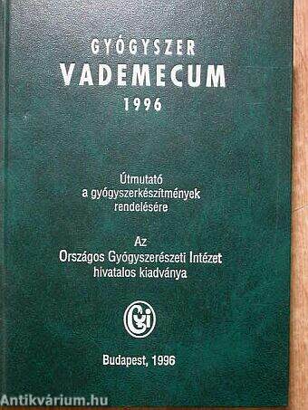 Gyógyszer vademecum 1996. II. (töredék)