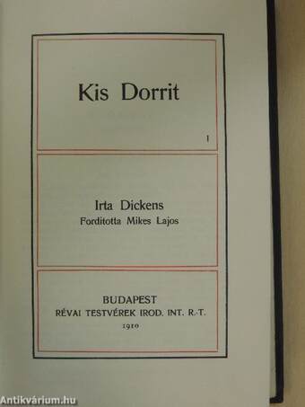 Kis Dorrit I-III.