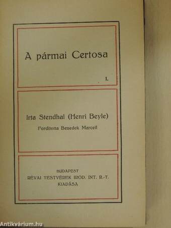 A pármai Certosa I-II.