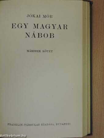 Egy magyar nábob I-II.