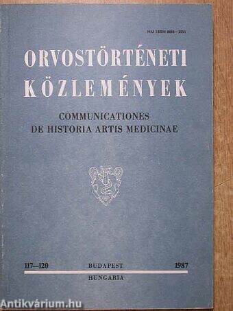 Orvostörténeti közlemények 117-120.