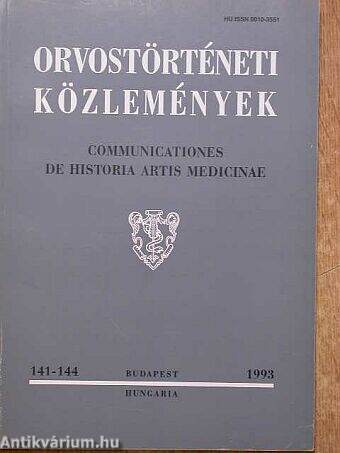 Orvostörténeti közlemények 141-144.