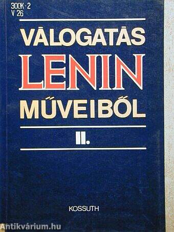 Válogatás Lenin műveiből I-II.