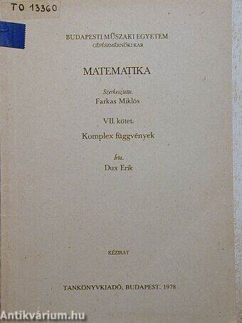 Matematika VII.