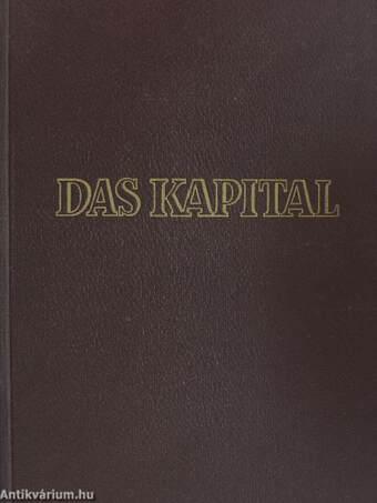 Das Kapital Erster Band Buch I. (töredék)