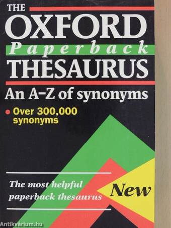 The Oxford Paperback Thesaurus