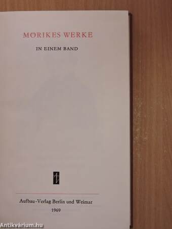 Mörikes Werke