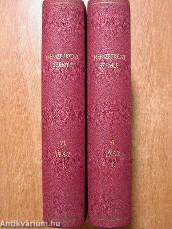 Nemzetközi szemle 1962. január-december I-II.