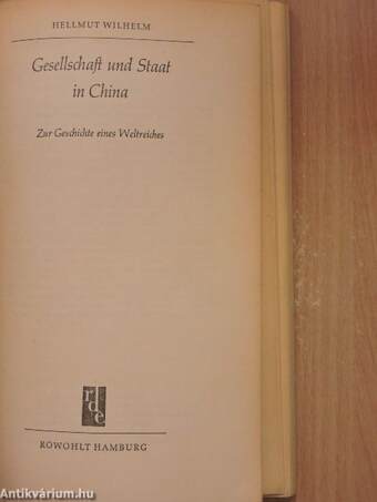 Gesellschaft und Staat in China