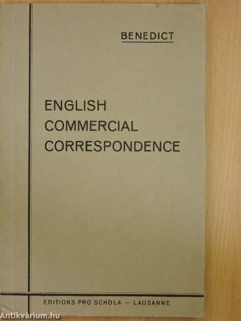 Practical and Analytical Treatise on English Commercial Correspondence