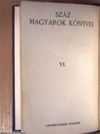 Száz magyarok könyvei VI.