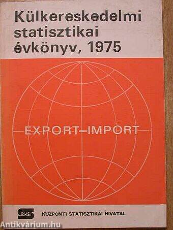 Külkereskedelmi statisztikai évkönyv 1975