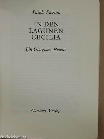 In den Lagunen Cecilia