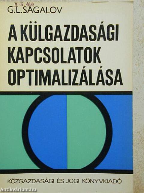 A külgazdasági kapcsolatok optimalizálása