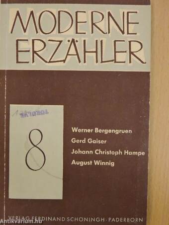 Moderne Erzähler VIII.