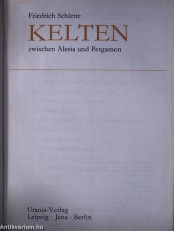 Kelten zwischen Alesia und Pergamon