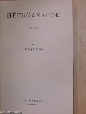 Hétköznapok