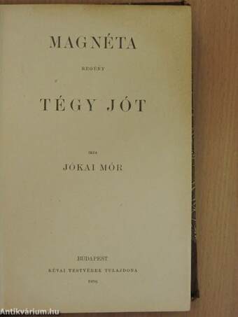 Magnéta/Tégy jót