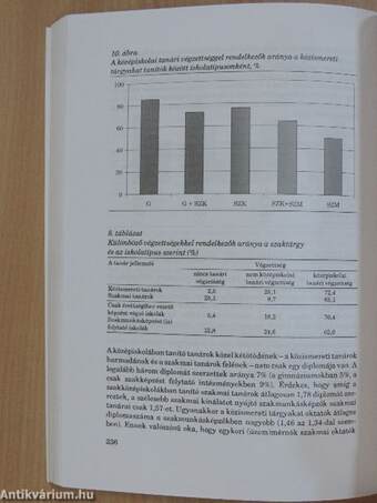 Tanári pálya és életkörülmények 1996/97