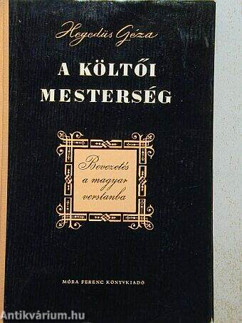 A költői mesterség