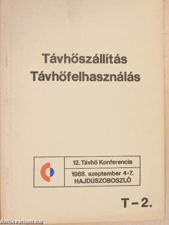 Távhőszállítás - távhőfelhasználás