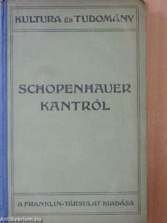 Schopenhauer Kantról