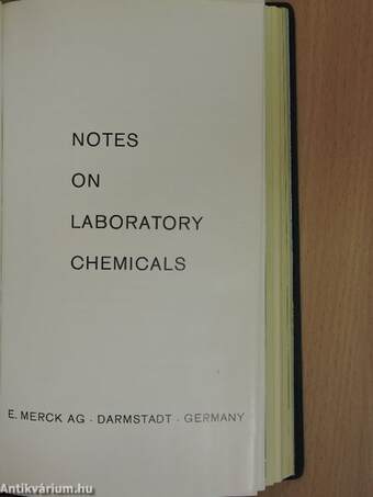 Notes on Laboratory Chemicals