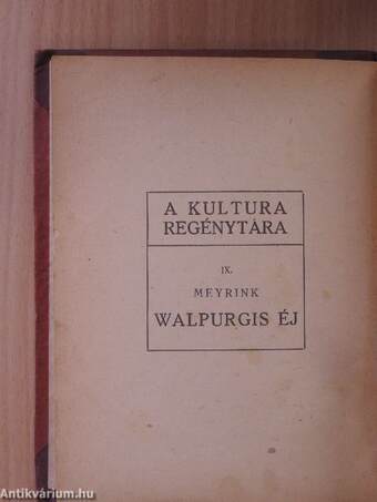 Walpurgis éj