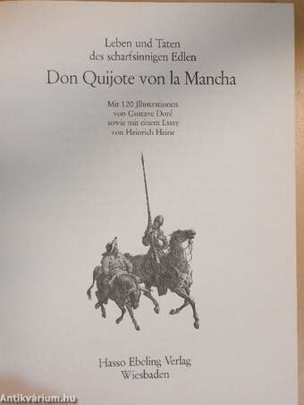 Leben und Taten des scharfsinnigen Edlen Don Quijote von la Mancha