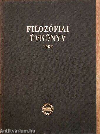 Filozófiai évkönyv 1956