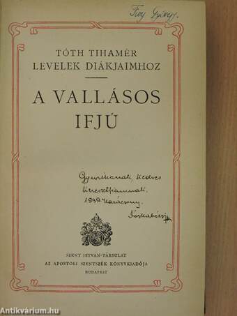 A vallásos ifjú