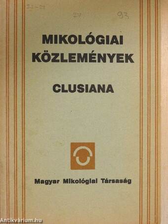 Mikológiai Közlemények 1993/3.