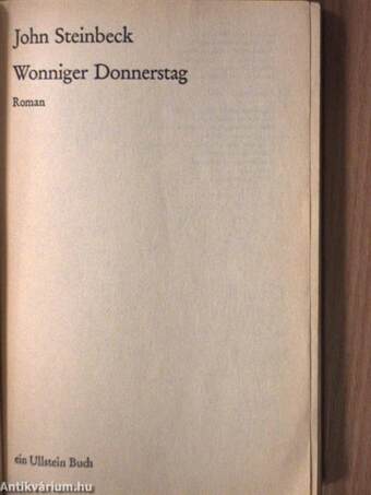 Wonniger Donnerstag