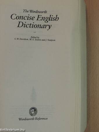 The Wordsworth Concise English Dictionary