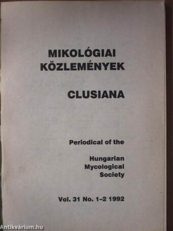 Mikológiai Közlemények 1992/1-2.