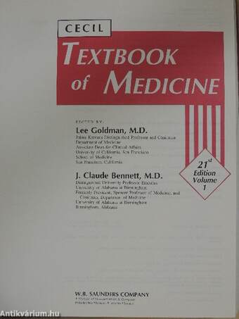 Cecil textbook of Medicine 1-2.