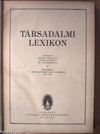 Társadalmi lexikon