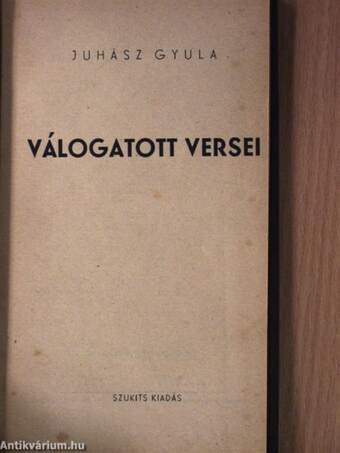 Juhász Gyula válogatott versei