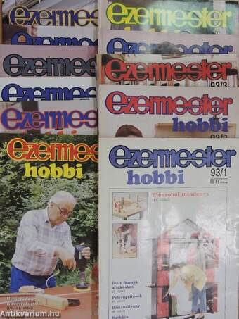 Ezermester Hobbi 1993. (nem teljes évfolyam)/Ezermester Hobbi Szakfüzetsorozat (8 db)