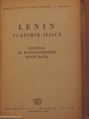 Lenin Vladimir Iljics