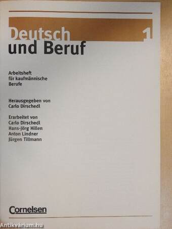 Deutsch und Beruf 1. - Arbeitsheft