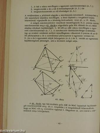 Ábrázoló geometriai útmutató I.