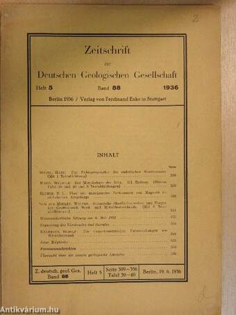 Zeitschrift der Deutschen Geologischen Gesellschaft 1936/5