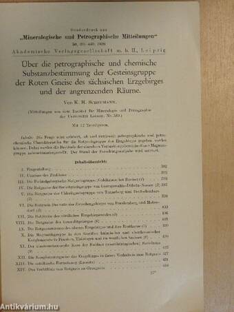 Über die petrographische und chemische Substanzbestimmung der Gesteinsgruppe der Roten Gneise des sächsischen Erzgebirges und der angrenzenden Räume