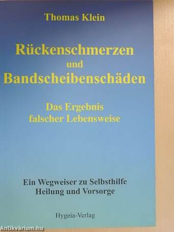 Rückenschmerzen und Bandscheibenschäden