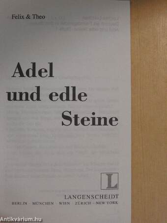 Adel und edle Steine