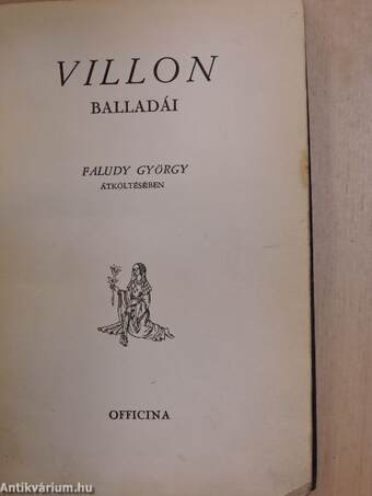 Villon balladái Faludy György átköltésében