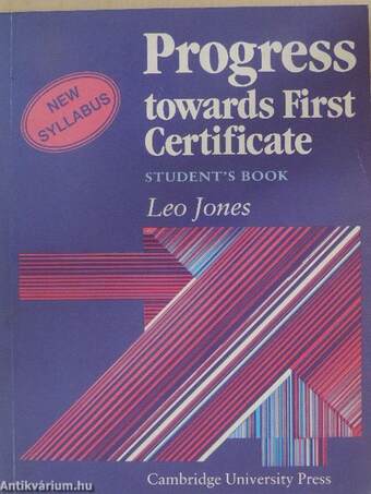 Progress towards First Certificate - Student's Book