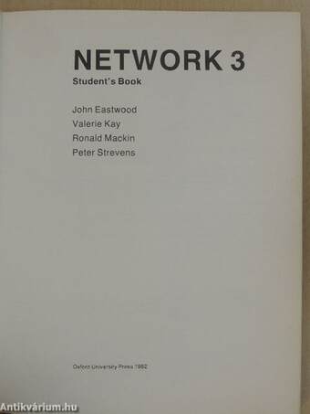 Network 3 - Student's Book